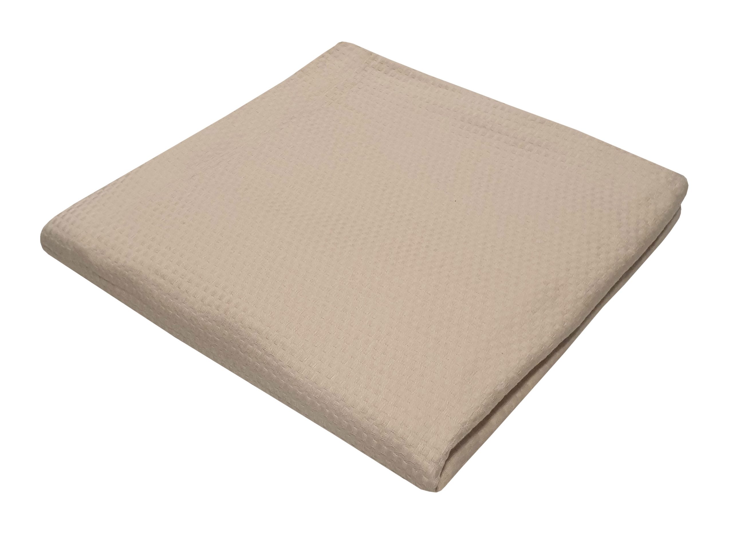 Κουβέρτα Πικέ Le Blanc Sanforized Cotton 100% Μονή 170×260 Beige Le Blanc
